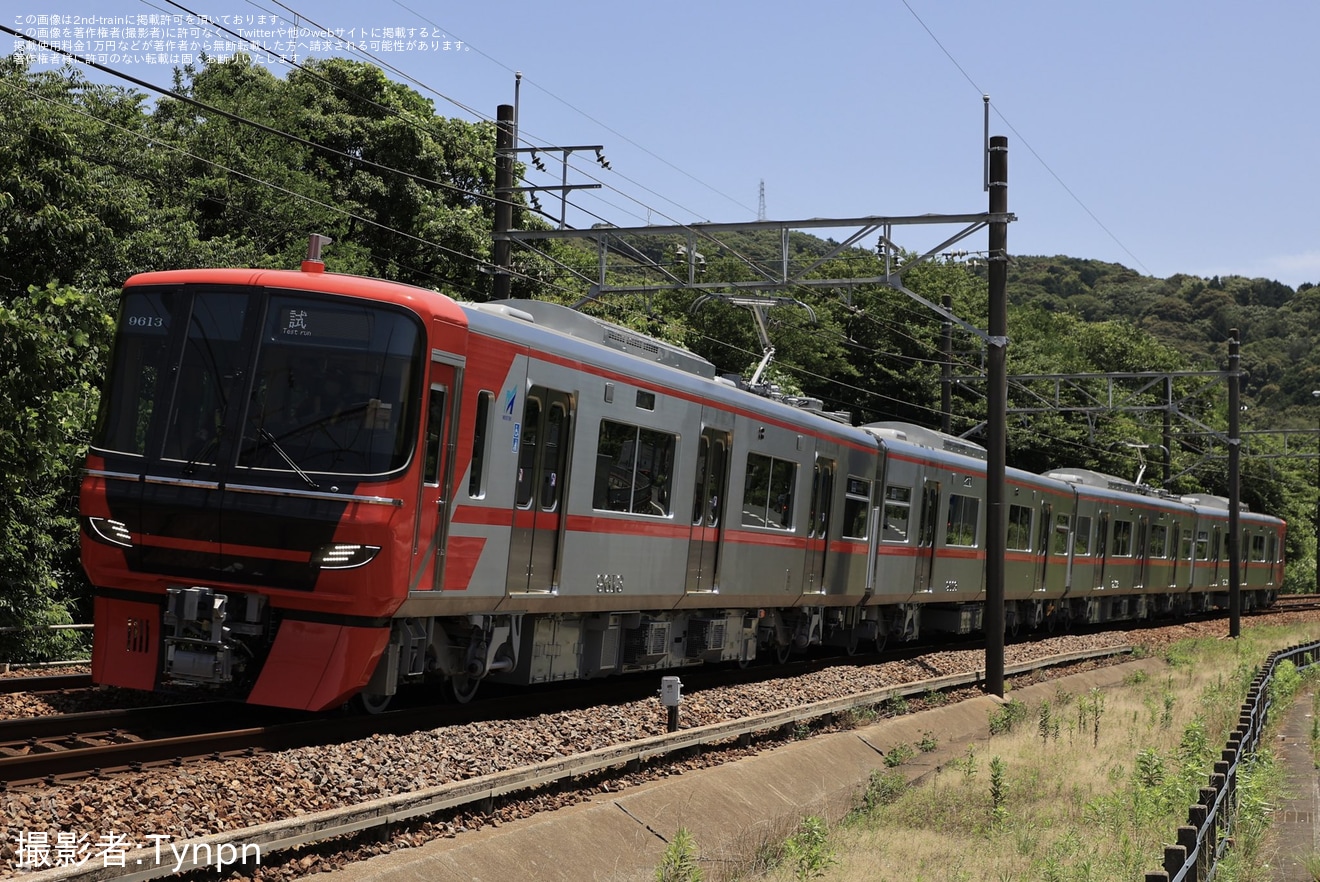 【名鉄】9500系9513Fが試運転の拡大写真