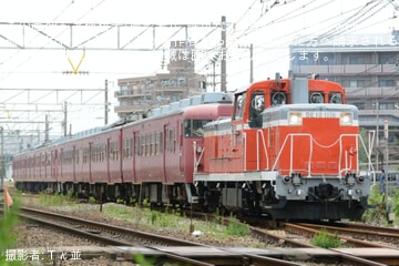 【JR西】413系B05編成＋415系C10編成金沢総合車両所運用検修センターへ回送