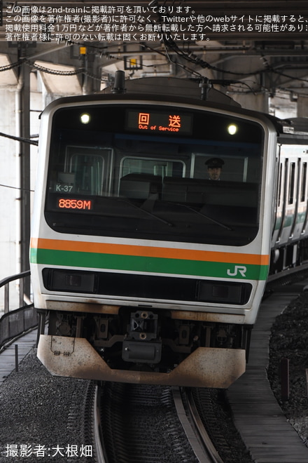 【JR東】E231系コツK-37編成 大宮総合車両センター入場