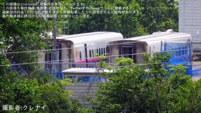 【JR東】E2系J62編成が解体線へを新幹線総合車両センター付近で撮影した写真