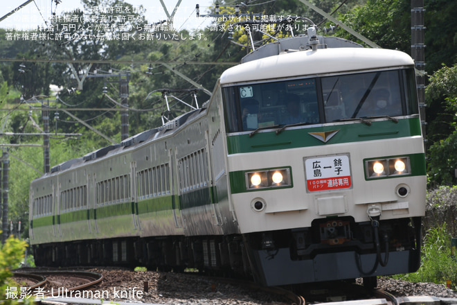 【JR東】185系C1編成 100周年バトンリレー号運行を物井～佐倉間で撮影した写真