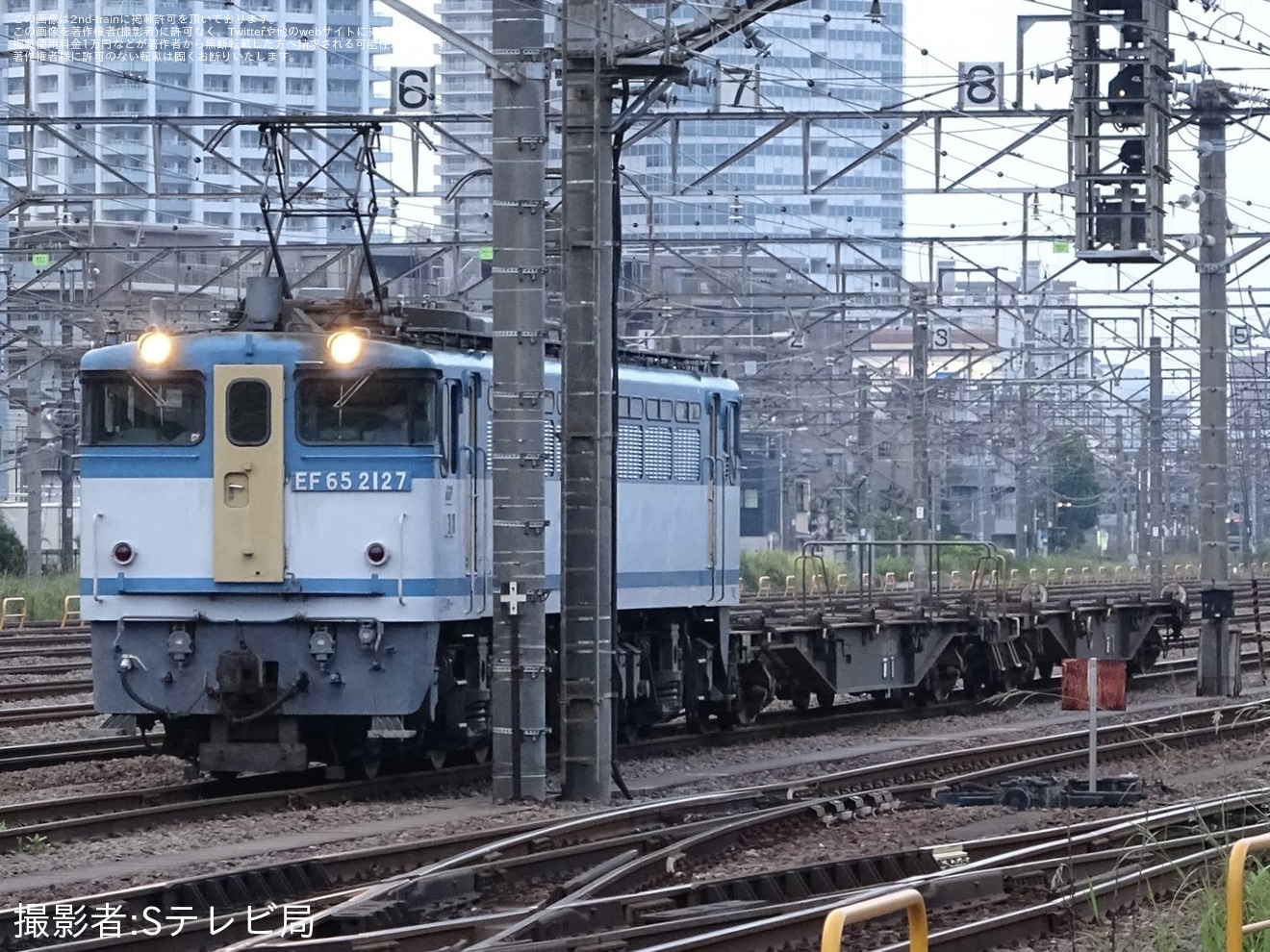 【JR貨】EF65-2127が運用復帰の拡大写真