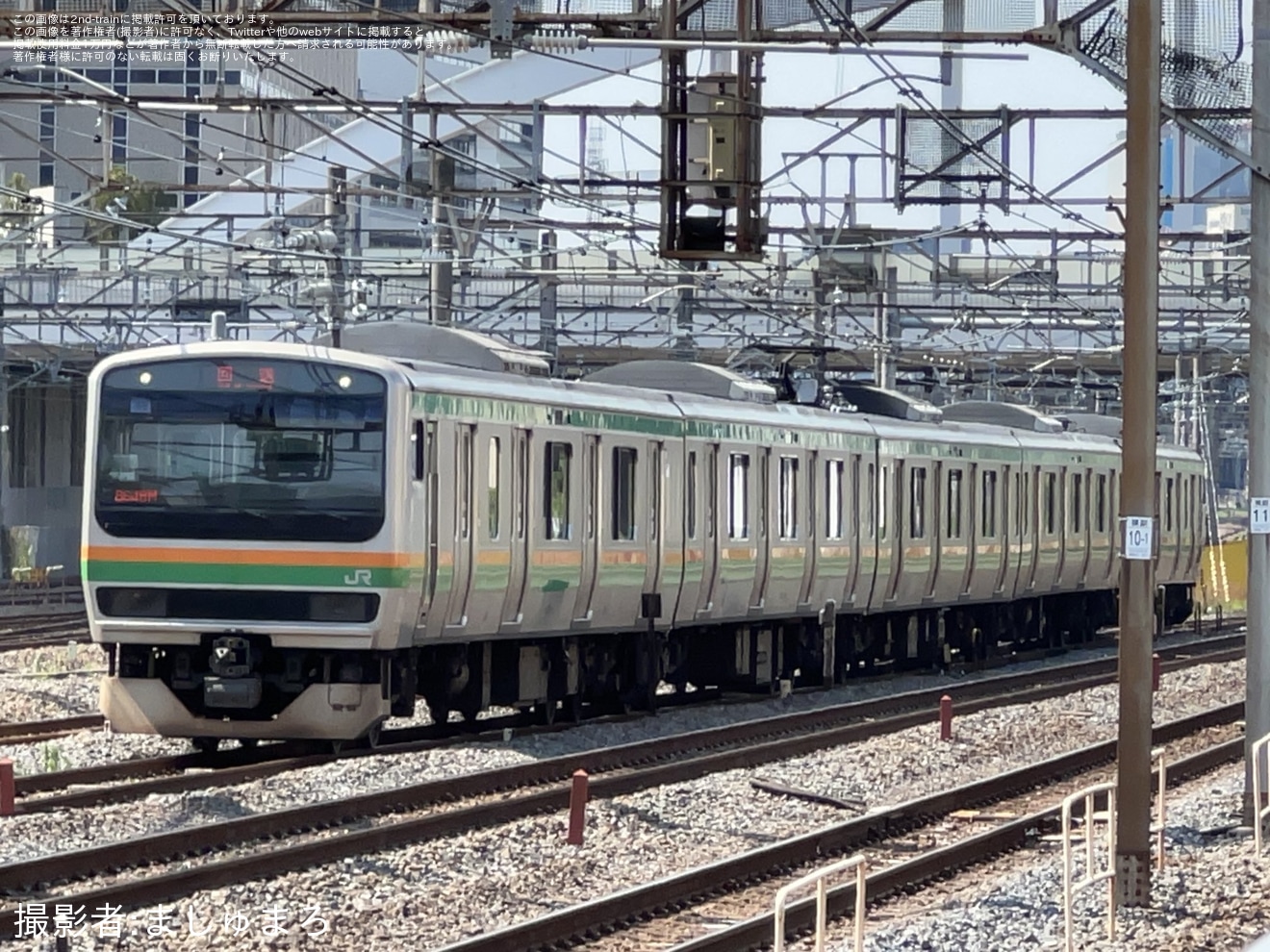 【JR東】E231系U55編成東京総合車両センター入場回送の拡大写真
