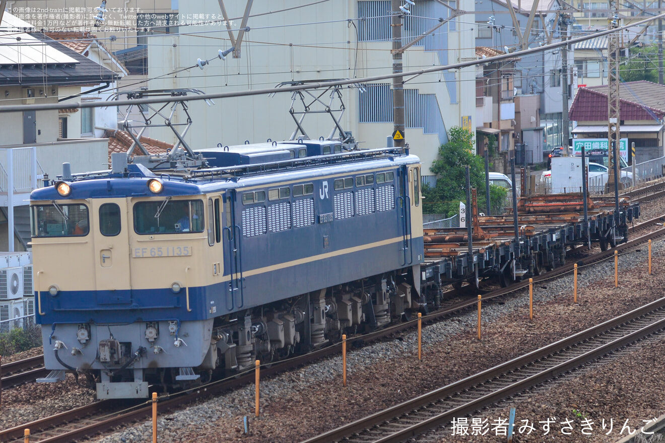 【JR西】姫路貨物工臨返空が運転されるの拡大写真