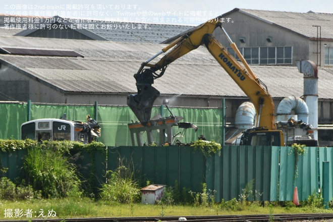 【JR東】クモハ211-3003が長野総合車両センターで解体中