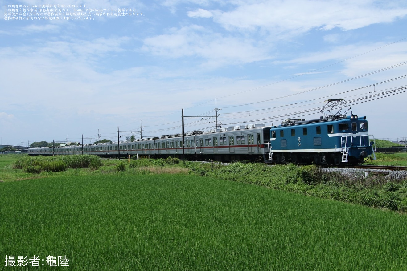 【東武】10030型11640F+11440F南栗橋工場入場回送の拡大写真