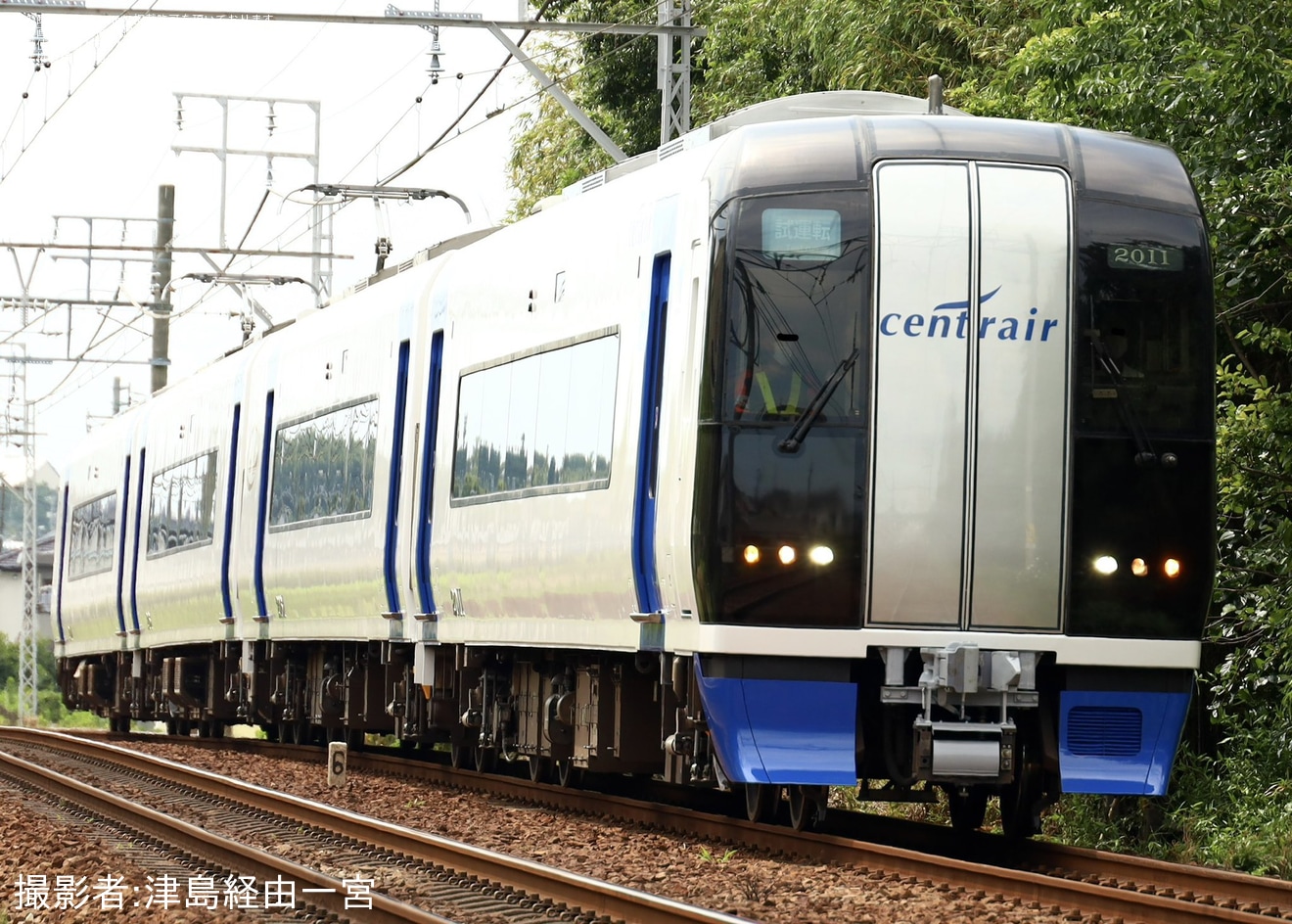 【名鉄】2000系2011F舞木検査場出場試運転 の拡大写真