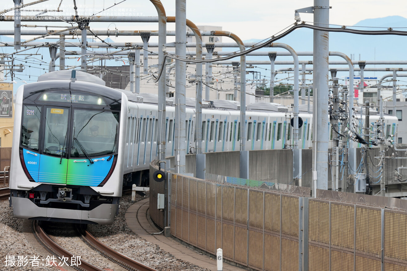 【西武】40000系40161F 新造試運転の拡大写真