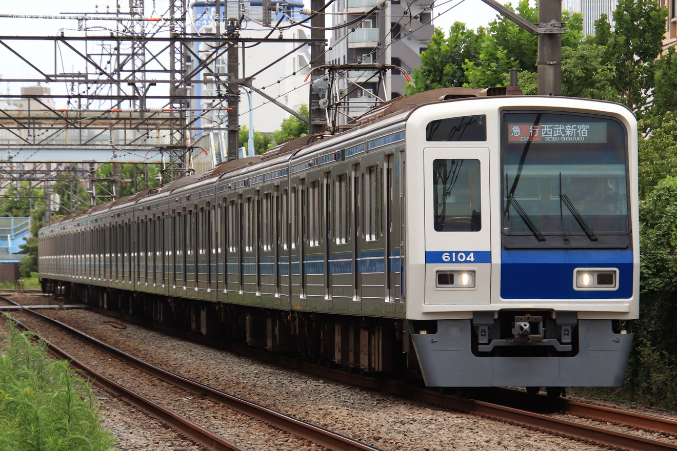 【西武】6000系6104Fが西武新宿線で運用開始の拡大写真