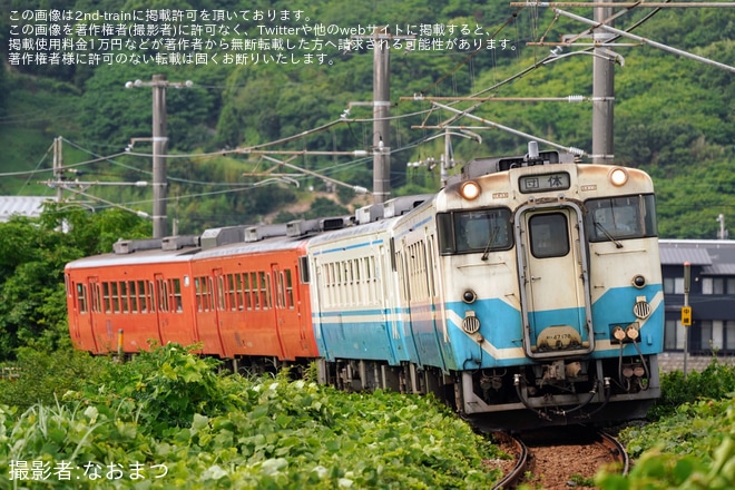 【JR四】「キハ40系・47系4両編成で行く多度津〜松山間」ツアーが催行を不明で撮影した写真
