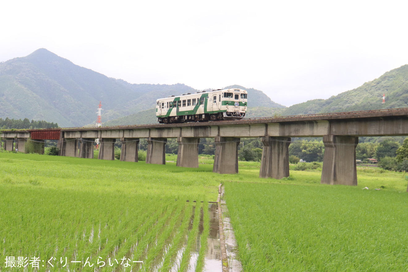 【錦川】錦川鉄道でキハ40-1009が定期列車にの拡大写真
