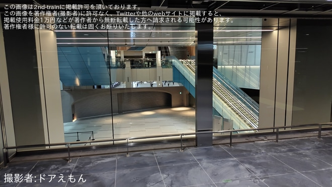 【メトロ】虎ノ門ヒルズ駅拡張を虎ノ門ヒルズ駅で撮影した写真