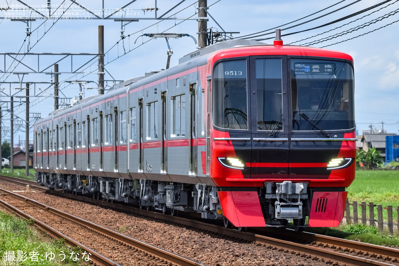 【名鉄】9500系9513Fが営業運転を開始の拡大写真