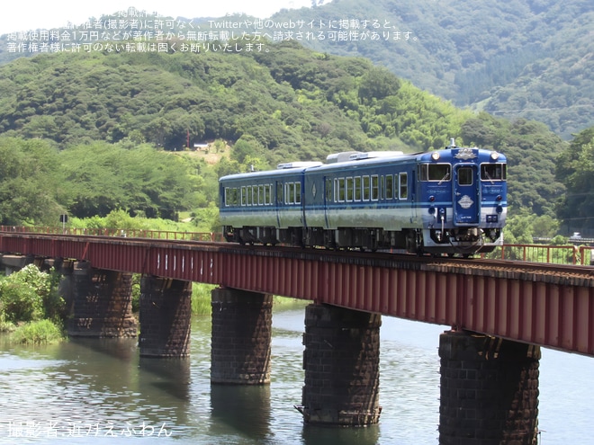 【JR西】観光列車「あめつち」鳥取〜城崎温泉間特別運行を不明で撮影した写真