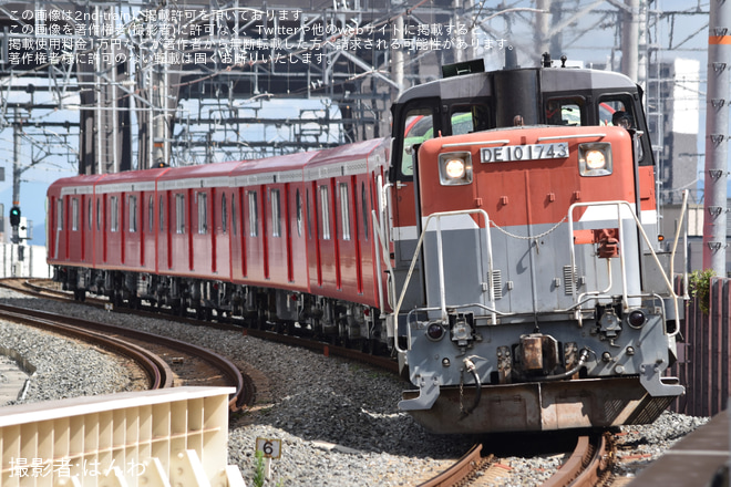 【メトロ】丸ノ内線用2000系2148F 甲種輸送を鴫野～JR野江間で撮影した写真