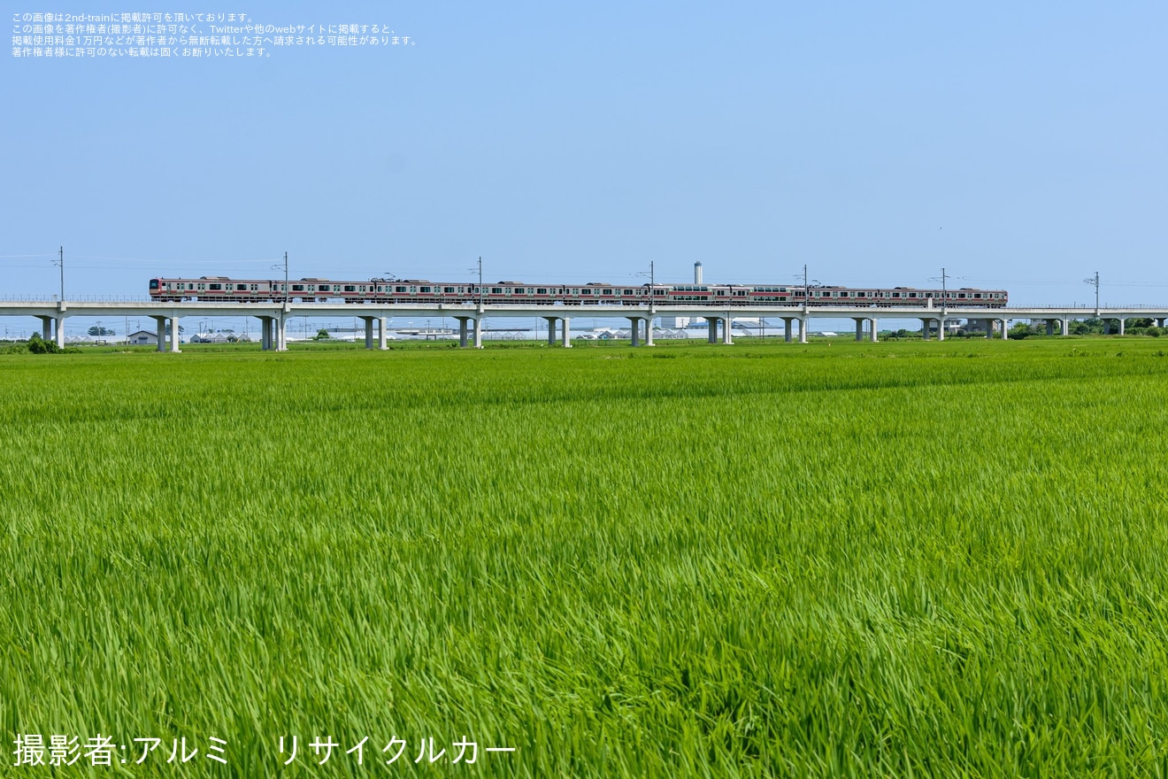 【JR東】E531系K423編成[赤電]が仙台車両センターから回送の拡大写真