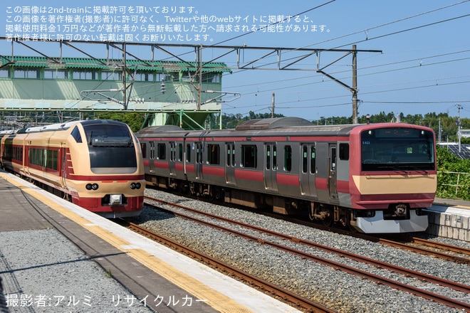 【JR東】E531系K423編成[赤電]が仙台車両センターから回送