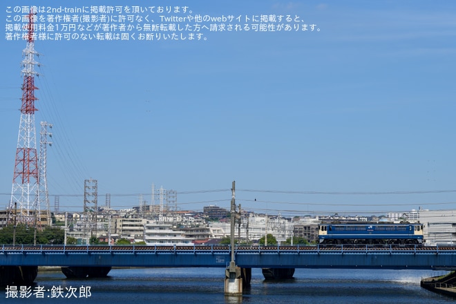 【JR貨】EF65-2096西湘試単を新鶴見信～鶴見間で撮影した写真