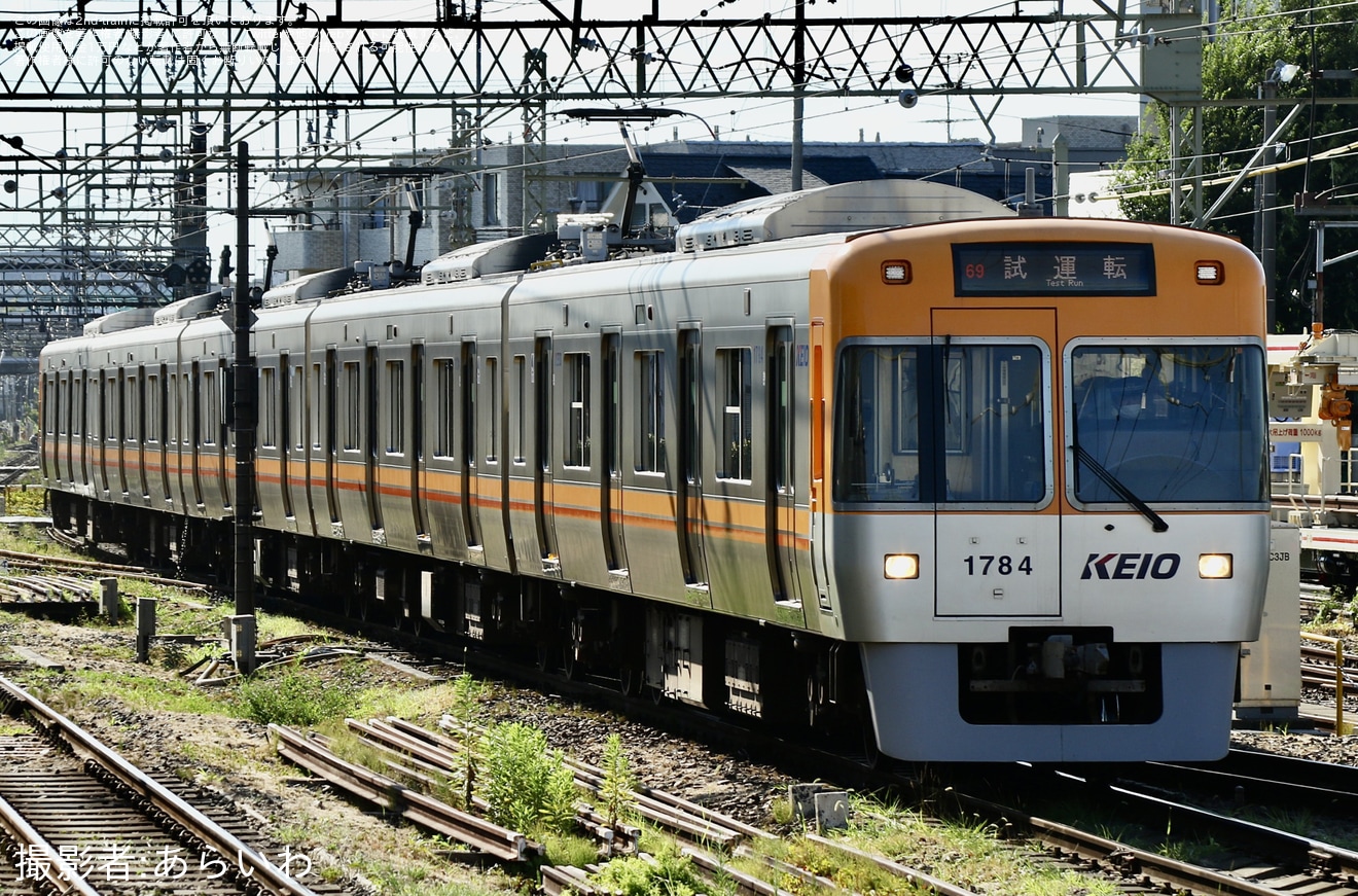 【京王】1000系1784F車輪交換後試運転の拡大写真