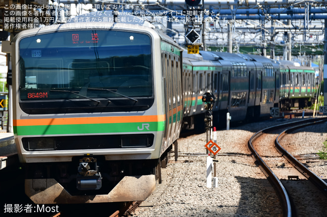 【JR東】E231系U513編成東京総合車両センター出場回送