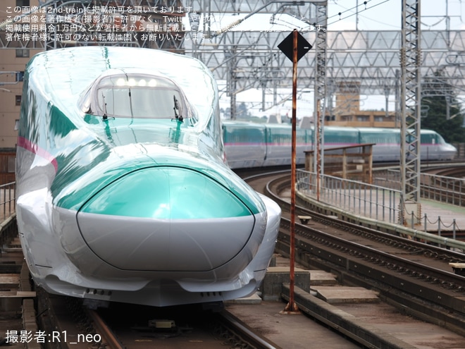 【JR東】E5系U40編成新幹線総合車両センター出場北上試運転