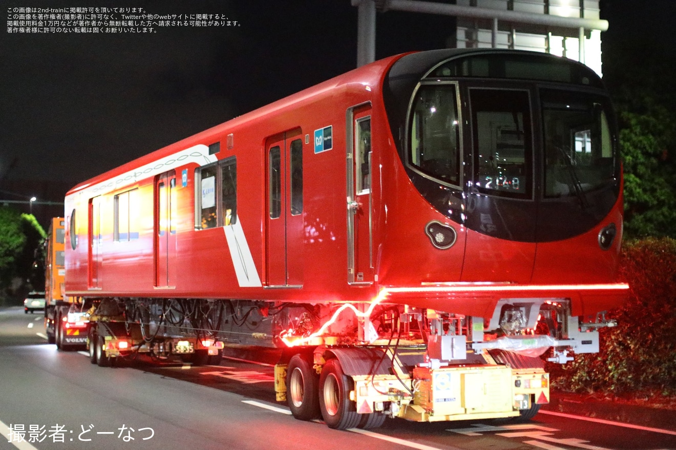 【メトロ】2000系2148F2148号車搬入陸送の拡大写真