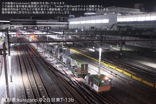 【JR東】京浜東北線大宮駅の2番線でホームドア設置を不明で撮影した写真