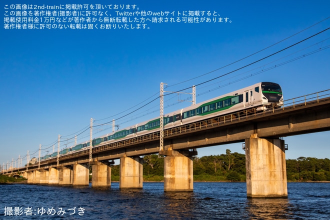【JR東】特急「熱海海上花火大会号」が臨時運行を不明で撮影した写真