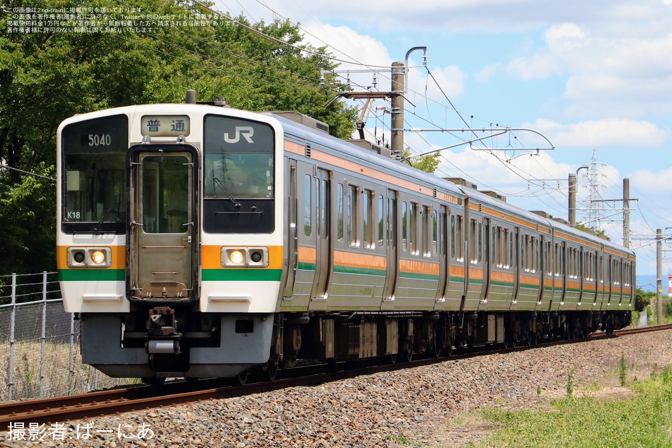 【JR海】おいでん祭りの開催の為の増発に伴い211系が愛環で運用の拡大写真