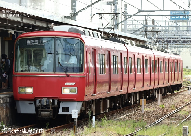 【名鉄】豊田おいでん祭開催に伴う臨時列車(2023)を不明で撮影した写真