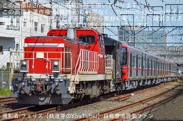 【名鉄】9100系9108F＋9500系9515F甲種輸送