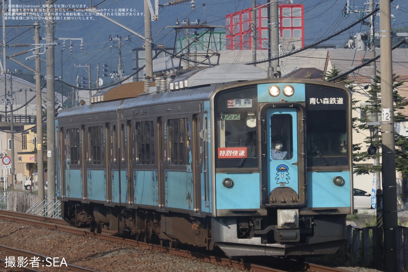 【青い森】特別快速「ねぶたライナー 」・快速「ねぶたライナー 」が臨時運行の拡大写真