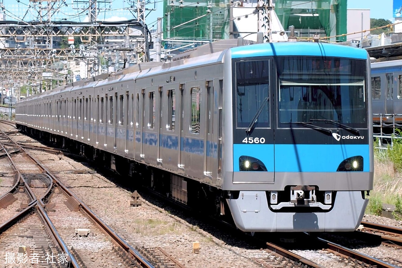 【小田急】4000形4060F(4060×10) 車輪交換試運転の拡大写真