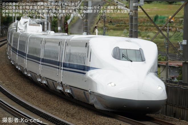 【JR海】N700A G1編成浜松工場出場試運転