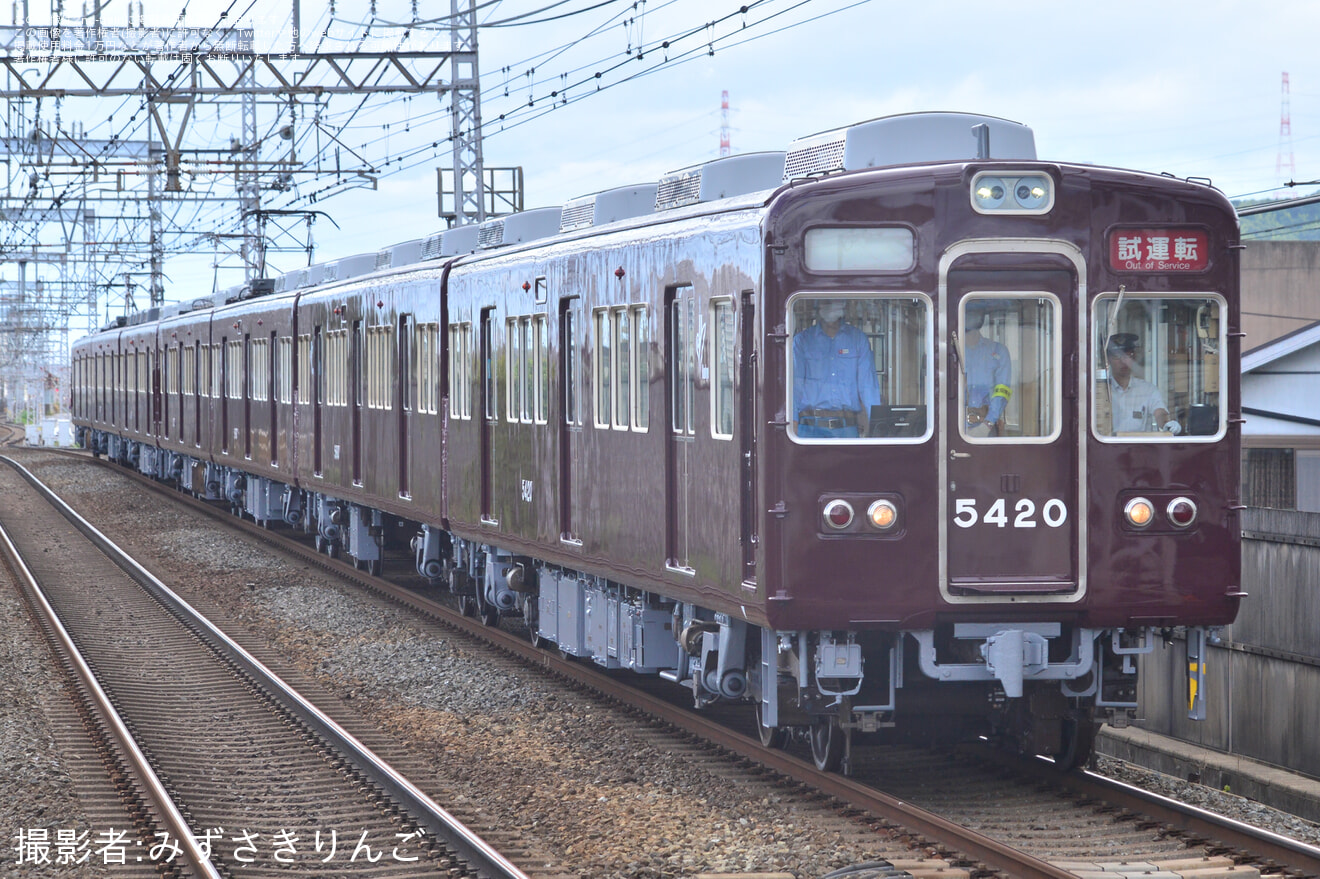 【阪急】5300系5319F 正雀工場出場試運転の拡大写真