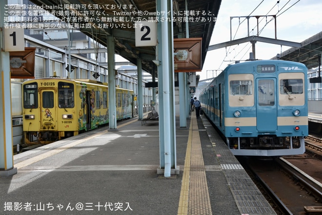 【JR九】103系1500番台E12編成が国鉄色となり営業運転開始
