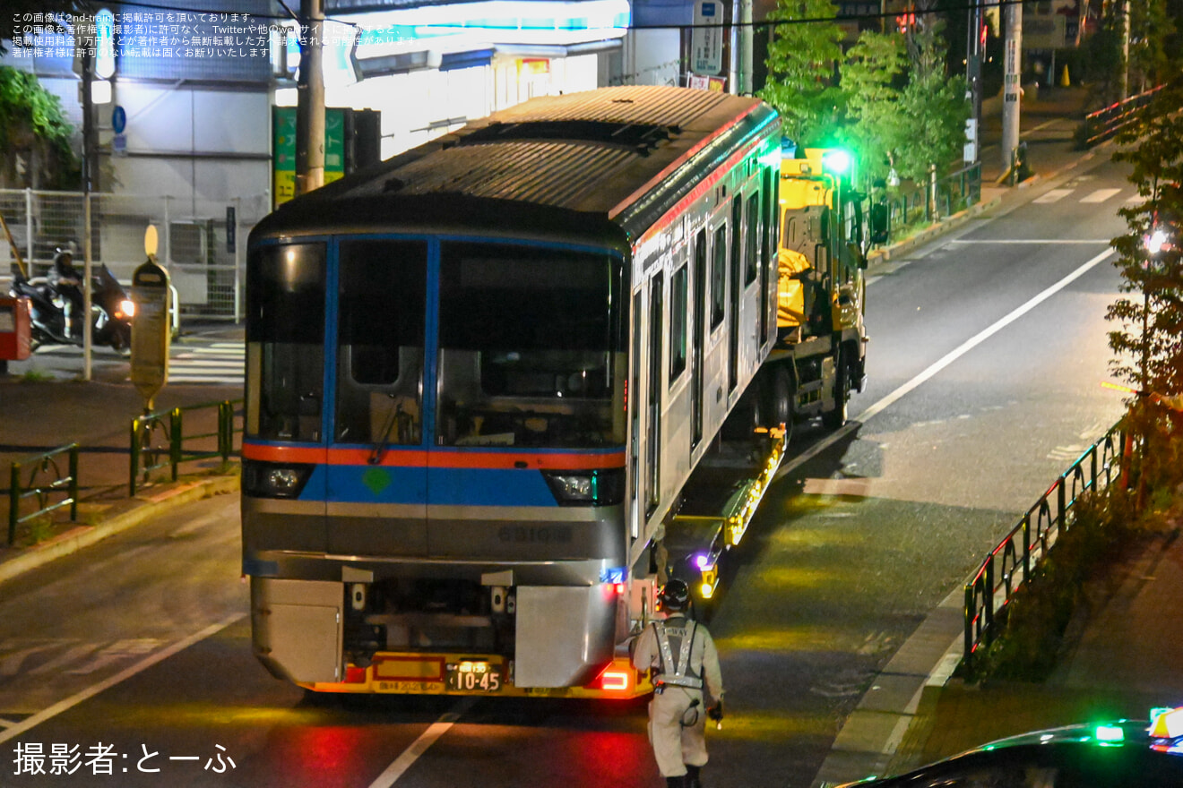 【都営】6300形6310編成廃車陸送の拡大写真