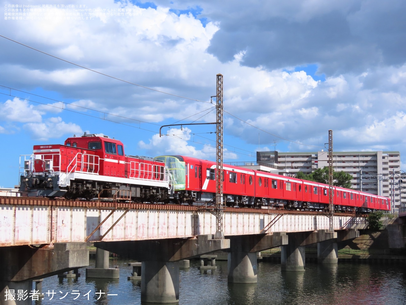 【メトロ】丸ノ内線用2000系2149F甲種輸送の拡大写真