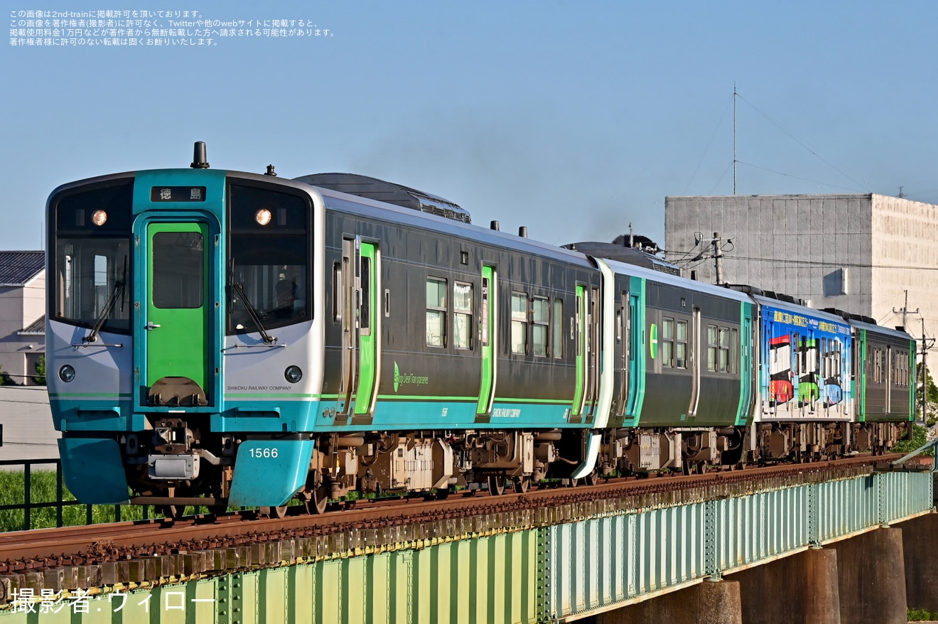 【JR四】阿波おどりの開催に合わせた増結運転(2023)の拡大写真