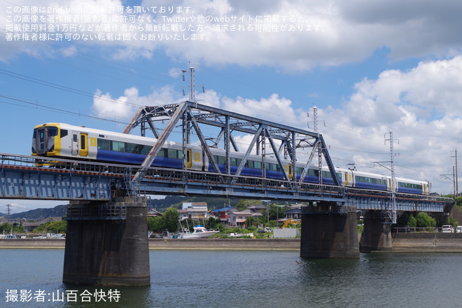 【JR東】特急「さざなみ91号」臨時運行を上総湊～竹岡間で撮影した写真