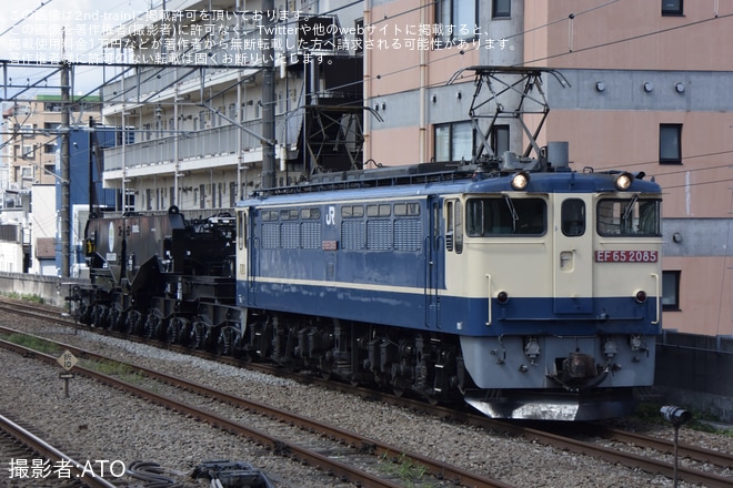 【JR貨】シキ801B2による特大貨物輸送を西国分寺駅で撮影した写真