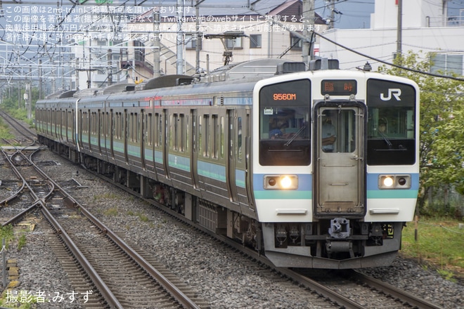 【JR東】諏訪湖花火大会に伴う臨時列車運転(2023)を不明で撮影した写真