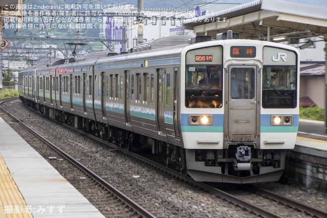 【JR東】諏訪湖花火大会に伴う臨時列車運転(2023)を不明で撮影した写真