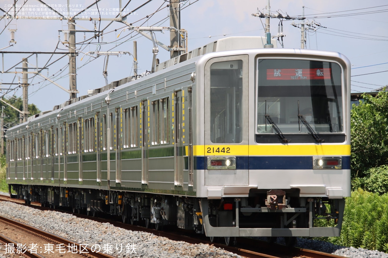 【東武】20400型21442F南栗橋工場出場試運転の拡大写真