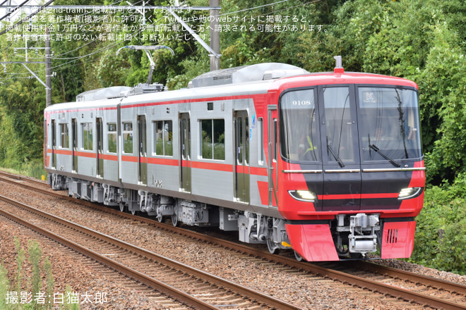 【名鉄】9100系9108F新車性能確認試運転を富士松～一ツ木間で撮影した写真