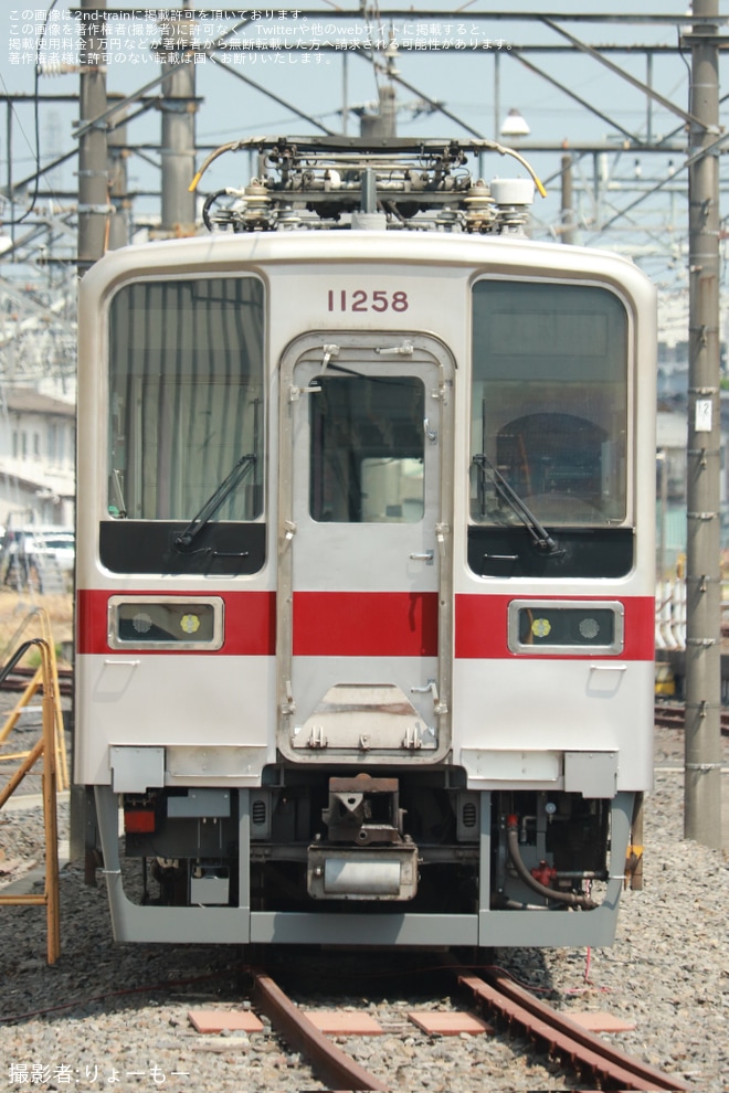 【東武】10030型11258Fの改造済の姿が目撃される