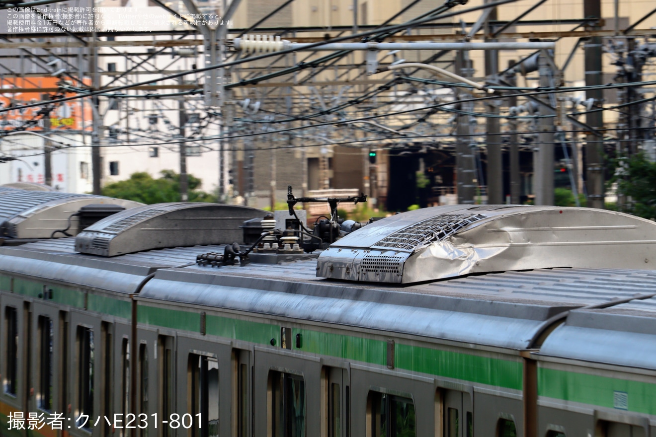 【JR東】E233系3000番台ヤマU621編成が小山車セへ返却の拡大写真