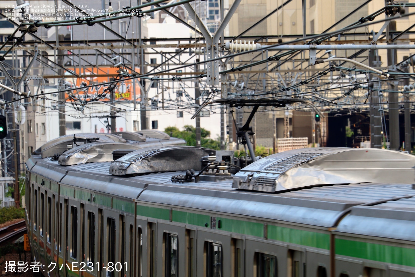 【JR東】E233系3000番台ヤマU621編成が小山車セへ返却の拡大写真