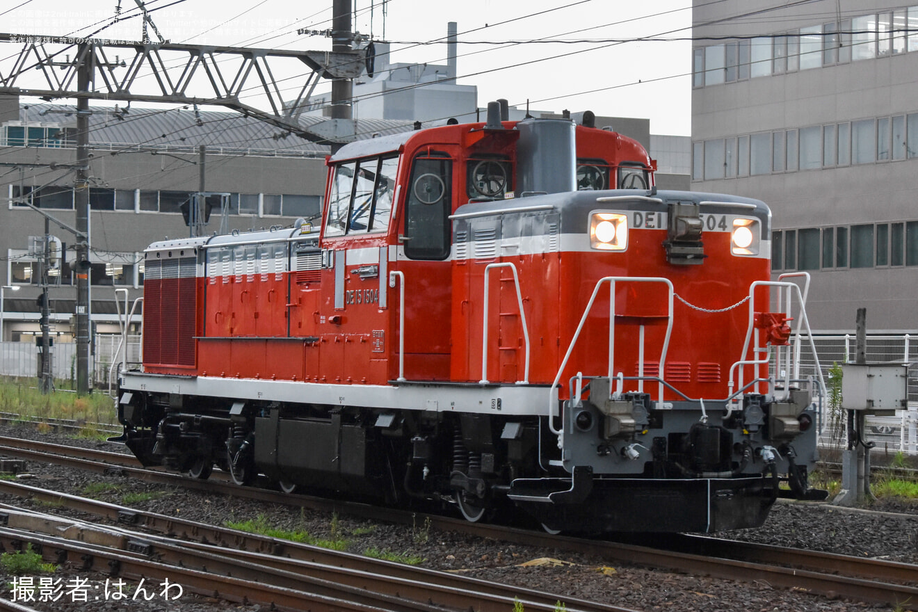【JR西】DE15-1504が後藤総合車両所へ回送されるの拡大写真