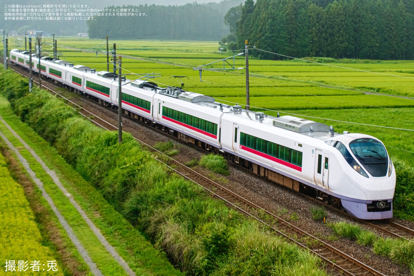 【JR東】E657系K3編成郡山総合車両センター入場回送の拡大写真